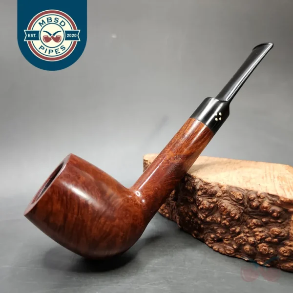 1946-1950 Sasieni Four Dot Buckingham S Patent Era Lovat Estate Briar Pipe, English Estates