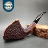 Radice Rind Collect Magnum Rusticated Horn Estate Briar Pipe, Italian Estates