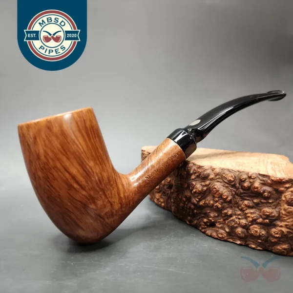 Mastro de Paja Smooth Freehand Pickaxe Estate Briar Pipe, Italian Estates