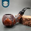 Design Berlin Handmade Bent Apple Estate Briar Pipe, German Estates