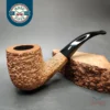 Castello Natural Vergin G Bent Billiard Estate Briar Pipe, Italian Estates