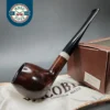 Jacobean Original by Les Wood Smooth Apple Estate Briar Pipe, Unsmoked