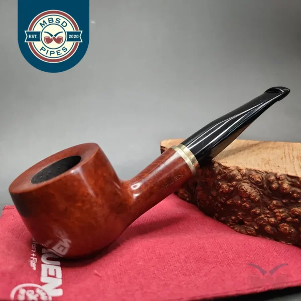 Vauen 3214 Smooth Pot Estate Briar Pipe Unsmoked, 9mm