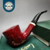 Chacom Artisan 413 Smooth Bent Dublin Estate Briar Pipe, Unsmoked
