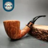 Mastro de Paja Smooth Bent Dublin Estate Briar Pipe, Italian Estates