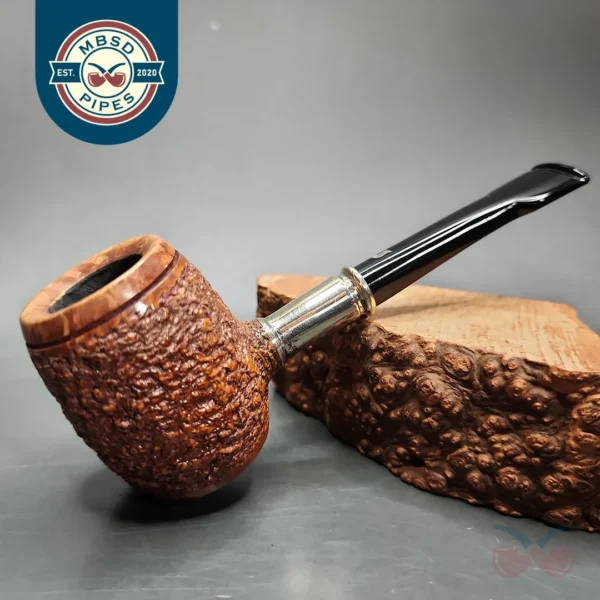 Ser Jacopo Picta Van Gogh 13 Rusticated Poker Estate Briar Pipe, Italian Estates