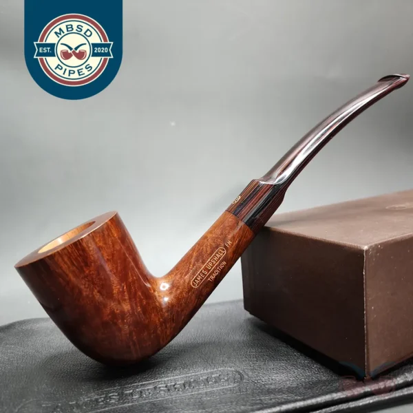 James Upshall Tradition Magnum Smooth Dublin Estate Briar Pipe, Unsmoked