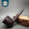 James Upshall w/ Bill Taylor Sandblast Billiard Estate Briar Pipe, Unsmoked