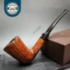 James Upshall EXL Extra Large Smooth Bent Dublin Estate Briar Pipe, Unsmoked