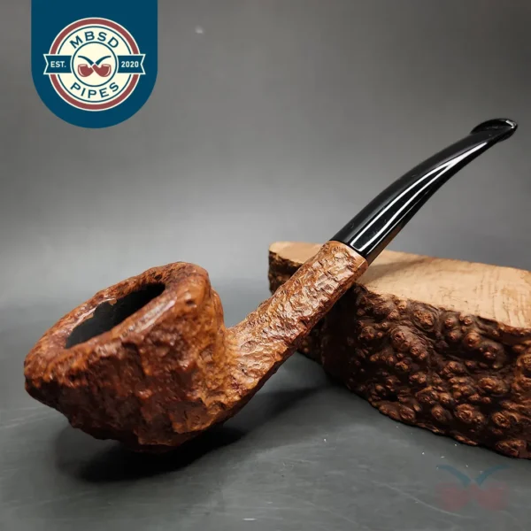 Savinelli Estella 316 EX Rusticated Pot Estate Briar Pipe, Italian Estates