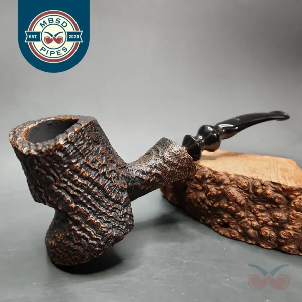 Ben Wade Sandblasted Freehand Estate Briar Pipe, Danish Estates