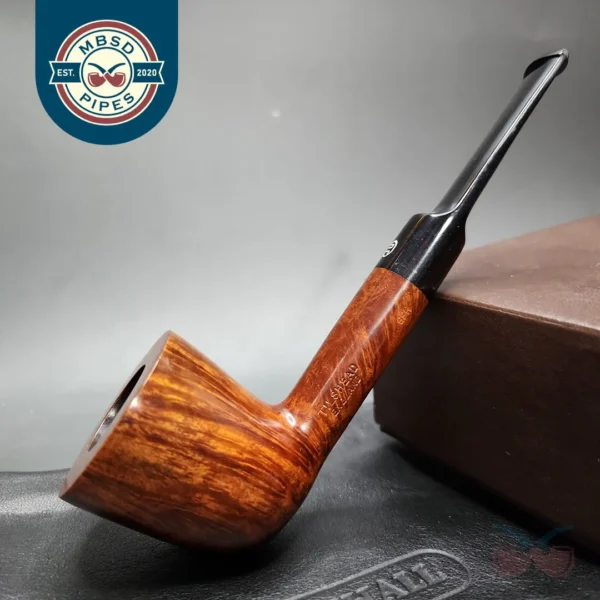 James Upshall Tilshead Large Smooth Dublin Estate Briar Pipe, Unsmoked