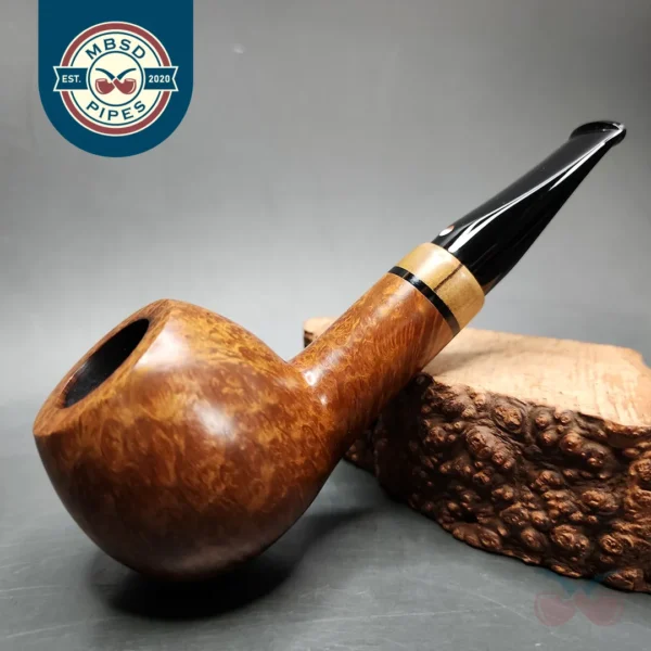 Graziano Tendi Smooth Apple Estate Briar Pipe, Italian Estates