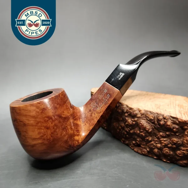 Ben Wade Chesham 56 Smooth Diamond Shank Billiard Estate Briar Pipe, English Estates
