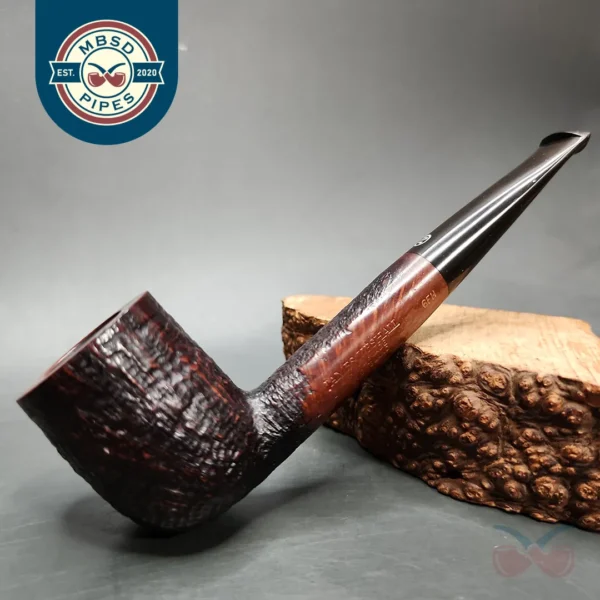 James Upshall w/ Bill Taylor Sandblast Liverpool Estate Briar Pipe, Unsmoked