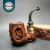 Moonlight "Steampunk" Oom Paul Sitter Handmade Briar Pipe, New