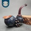 Moonlight "Barnacle" Oom Paul Sitter Handmade Briar Pipe, New