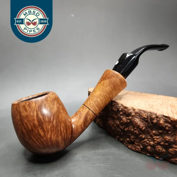 Mario Grandi Smooth Apple Estate Briar Pipe, Italian Estates