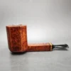 Piero Vitale Smooth Panel Billiard w/ Olive Wood (Moon) Handmade Briar Pipe, New - Image 3