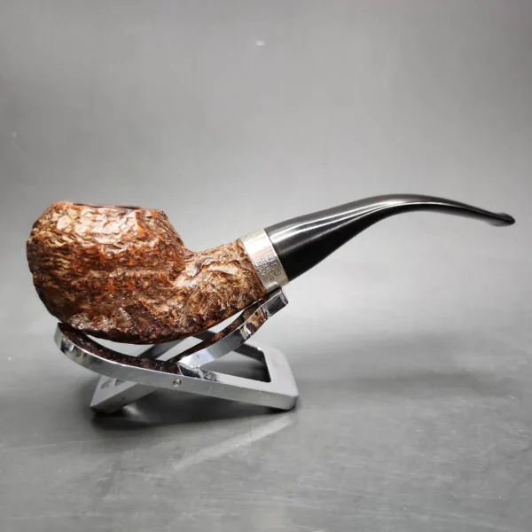 Peterson Donegal Rocky 999 Rusticated Rhodesian Estate Briar Pipe, Italian Estates - Image 3