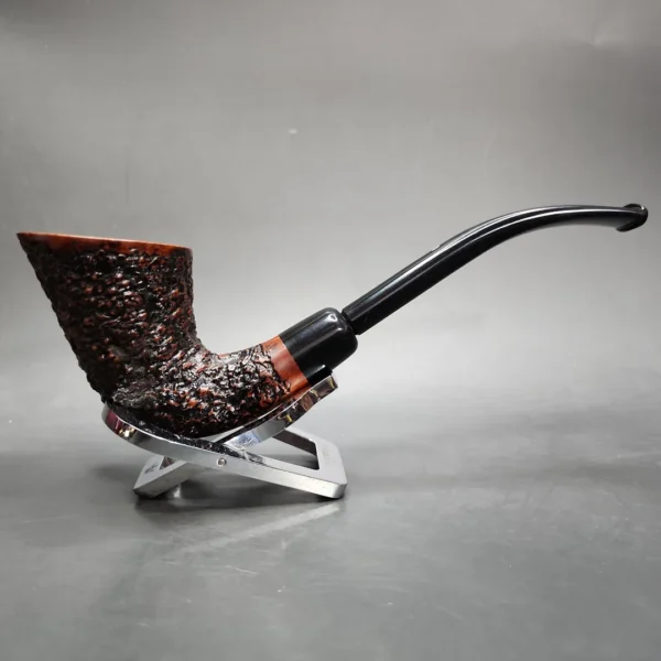 Ascorti Business Rusticated Calabash Estate Briar Pipe, Italian Estates - Image 3