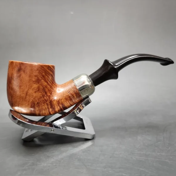 Peterson System Standard 301 Smooth Bent Pot Estate Briar Pipe, Irish Estates - Image 3
