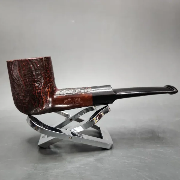 Astleys Sandblasted Billiard Estate Briar Pipe, 9mm, English Estates - Image 3