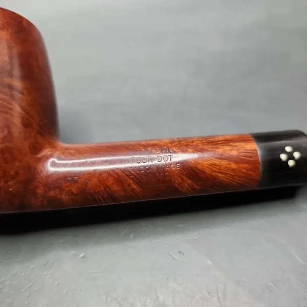 1946-1950 Sasieni Four Dot Buckingham S Patent Era Lovat Estate Briar Pipe, English Estates - Image 3