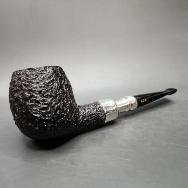 Ferndown Bark 2 Star Silver Spigot Apple Estate Briar Pipe, Unsmoked - Image 3