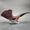 Radice Rind Collect Magnum Rusticated Horn Estate Briar Pipe, Italian Estates - Image 3