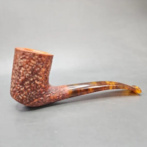 Dave Neeb Rusticated Dublin Handmade Briar Pipe, New - Image 3