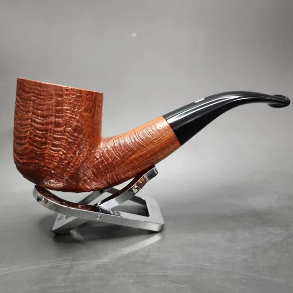 Castello Old Antiquari GG 65 Large Sandblasted Billiard Estate Briar Pipe, Italian Estates - Image 3