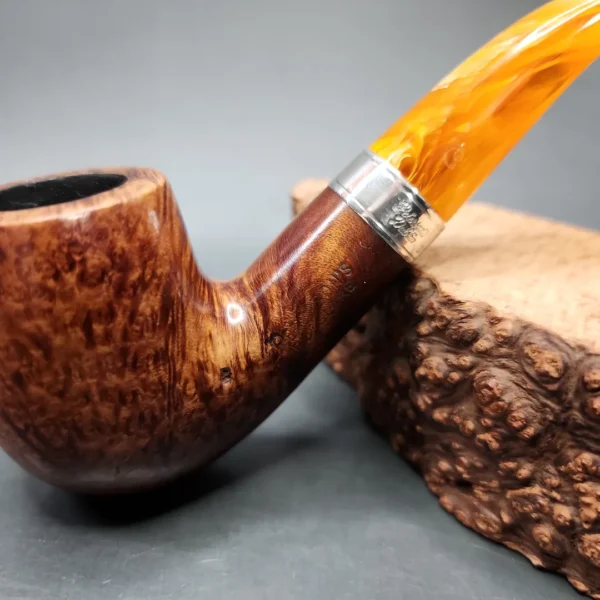 Peterson Rosslare 69 Smooth Bent Billiard Estate Briar Pipe, Irish Estates - Image 3