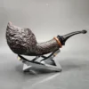Thomas James 2013 Rusticated Ace of Spades Estate Briar Pipe, American Estates - Image 3