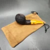 2018 Mark Tinsky Dress Coral (6) Rusticated Author Briar Pipe, Unsmoked - Image 3