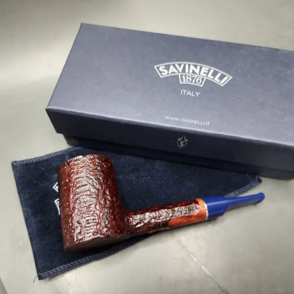 Savinelli Unica U36 Rusticated Poker Briar Pipe, 6mm, New - Image 3