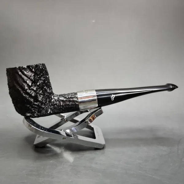 Peterson Deluxe PSB X105 Sandblasted Billiard Estate Briar Pipe, Irish Estates - Image 3