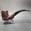 1961 Dunhill Shell 120 Sandblasted Bent Billiard Estate Briar Pipe, English Estates - Image 3