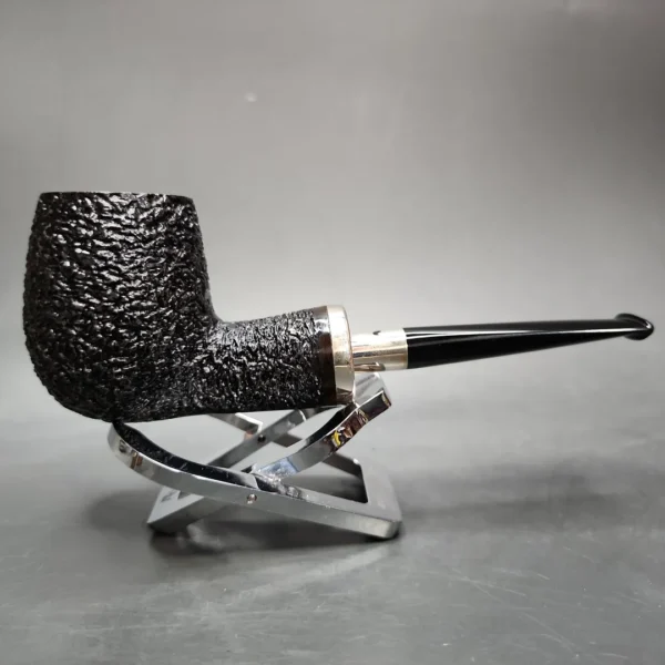 Caminetto Business Silver Mount Billiard Estate Briar Pipe, Italian Estates - Image 3