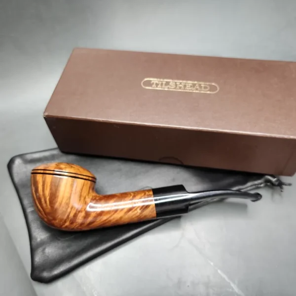 James Upshall P Large Smooth Rhodesian Estate Briar Pipe, Unsmoked - Image 3