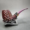 Andrey Kharitonov Bent Brandy Handmade Estate Briar Pipe, Other Estates - Image 3