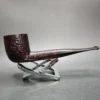 James Upshall w/ Bill Taylor Sandblast Billiard Estate Briar Pipe, Unsmoked - Image 3