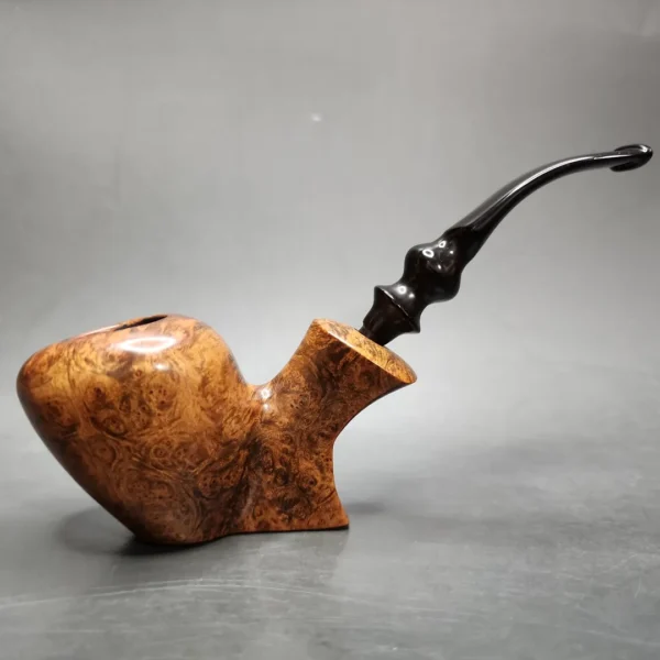 Danish Smooth Freehand Sitter Estate Briar Pipe, Danish Estates - Image 3