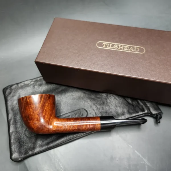 James Upshall Tilshead Smooth Dublin Estate Briar Pipe, Unsmoked - Image 3