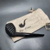 Pipe Tristan Ammonite Rusticated Cutty Handmade Briar Pipe, New - Image 3
