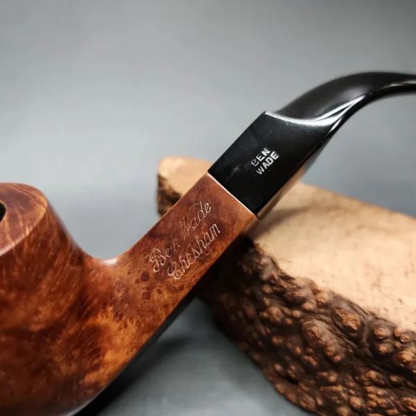 Ben Wade Chesham 56 Smooth Diamond Shank Billiard Estate Briar Pipe, English Estates - Image 3