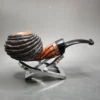 Moonlight "Pine Cone" Author Handmade Briar Pipe, New - Image 3