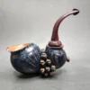Moonlight "Barnacle" Oom Paul Sitter Handmade Briar Pipe, New - Image 3