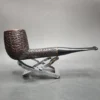 Old England by Sasieni 55 Rusticated Billiard Estate Briar Pipe, English Estates - Image 4