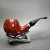 Vauen 6842 Smooth Bent Apple Estate Briar Pipe, Unsmoked, 9mm - Image 4